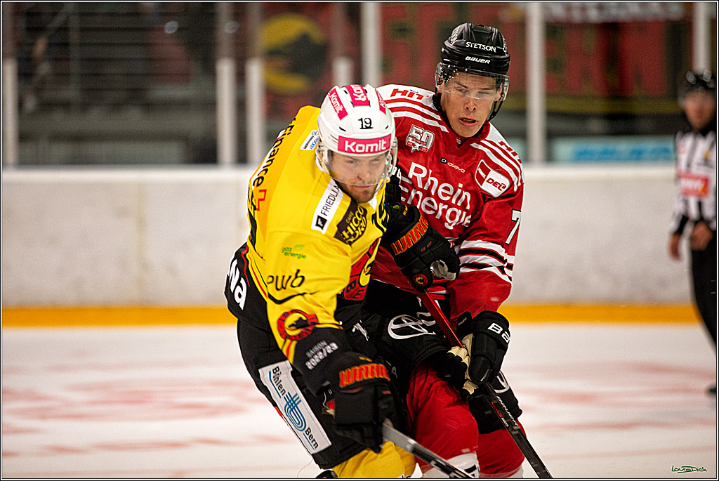 PENNY DEL;  Testspiel 2 Koelner Haie- SC Bern; Koeln, 20.08.2022